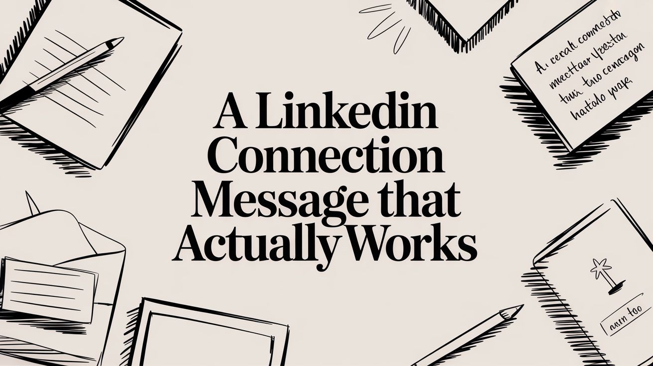 The Perfect LinkedIn Connection Message (That Gets Replies)