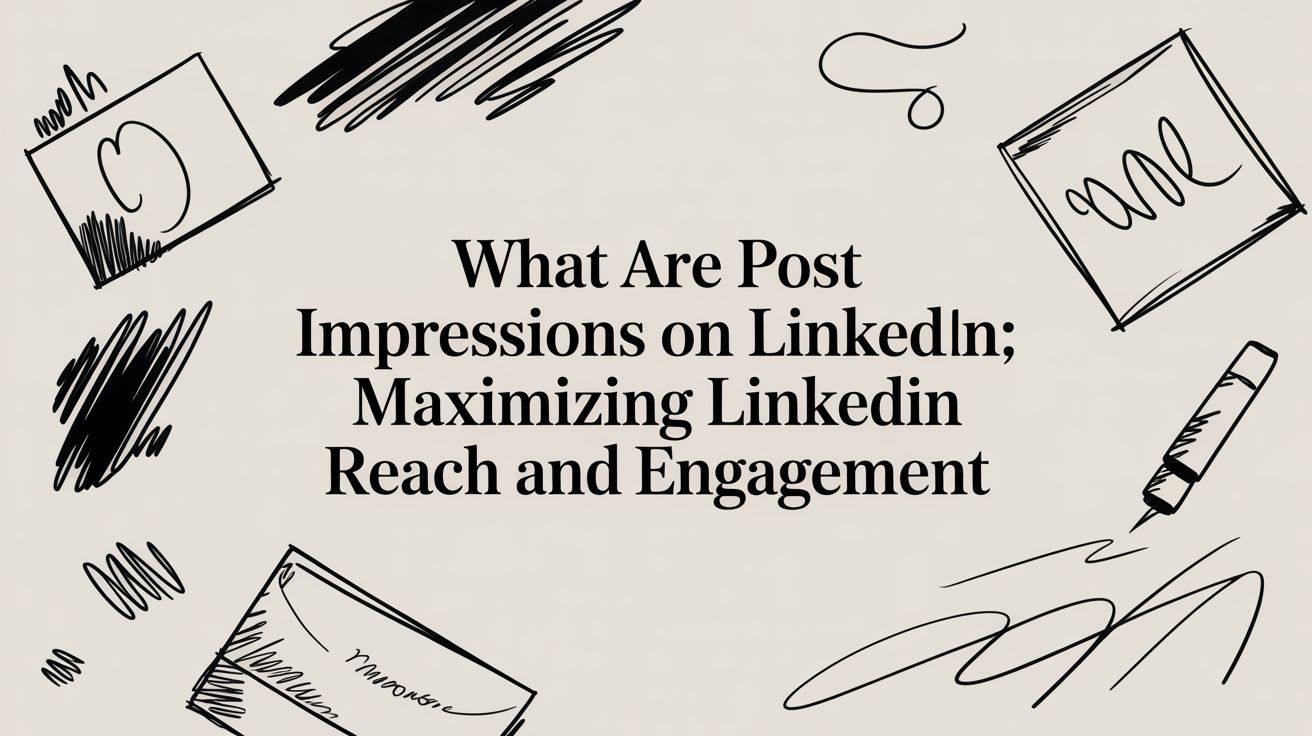 What Are Post Impressions on LinkedIn? The Founder's No-Fluff Guide