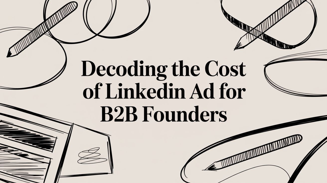 How Much Does a LinkedIn Ad *Really* Cost? A Founder's No-BS Guide