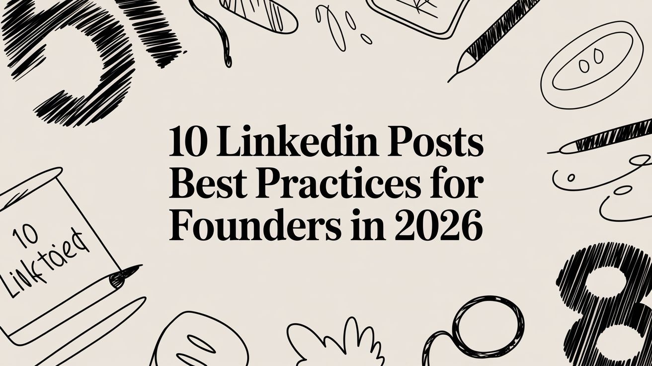 10 LinkedIn Posts Best Practices for Founders in 2026