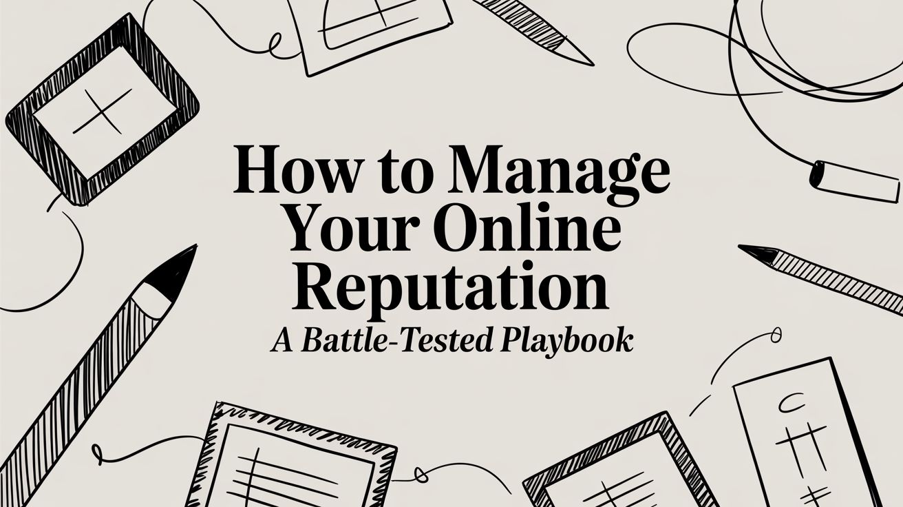 How to Manage Your Online Reputation: A Battle-Tested Playbook