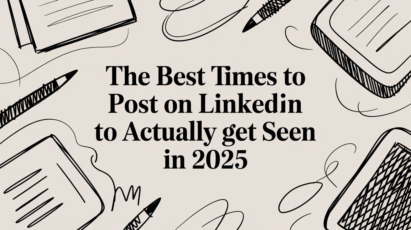 The Best Times to Post on LinkedIn to Actually Get Seen in 2025