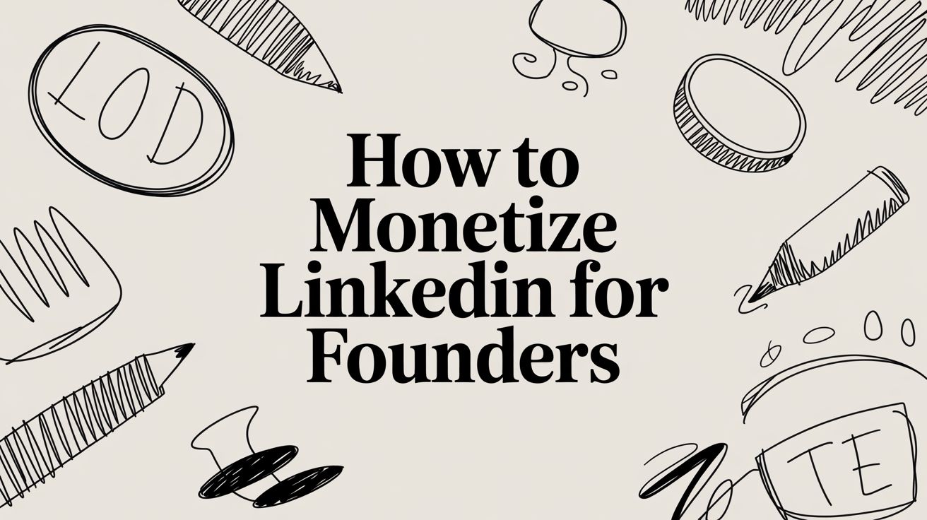 How to Monetize LinkedIn Like a Founder