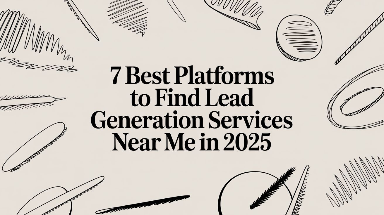 7 Best Platforms to Find Lead Generation Services Near Me in 2025