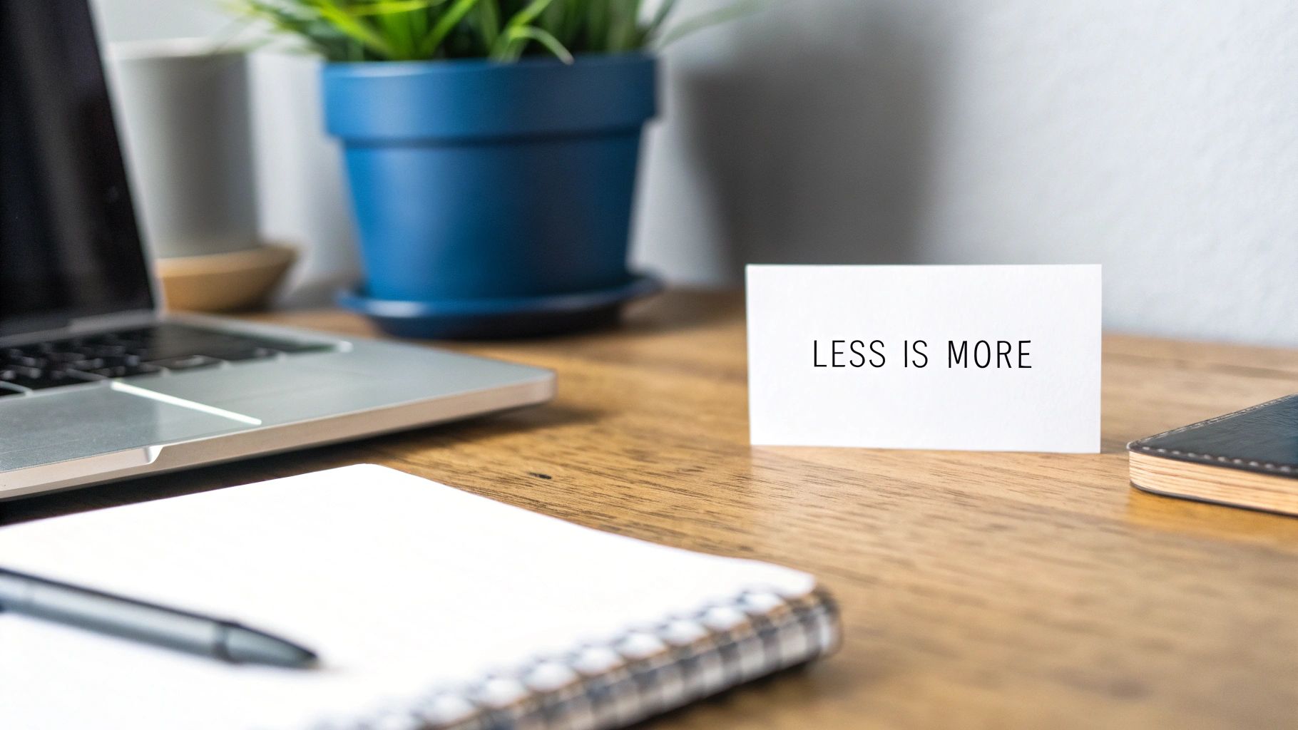 Keep It Simple and Uncluttered