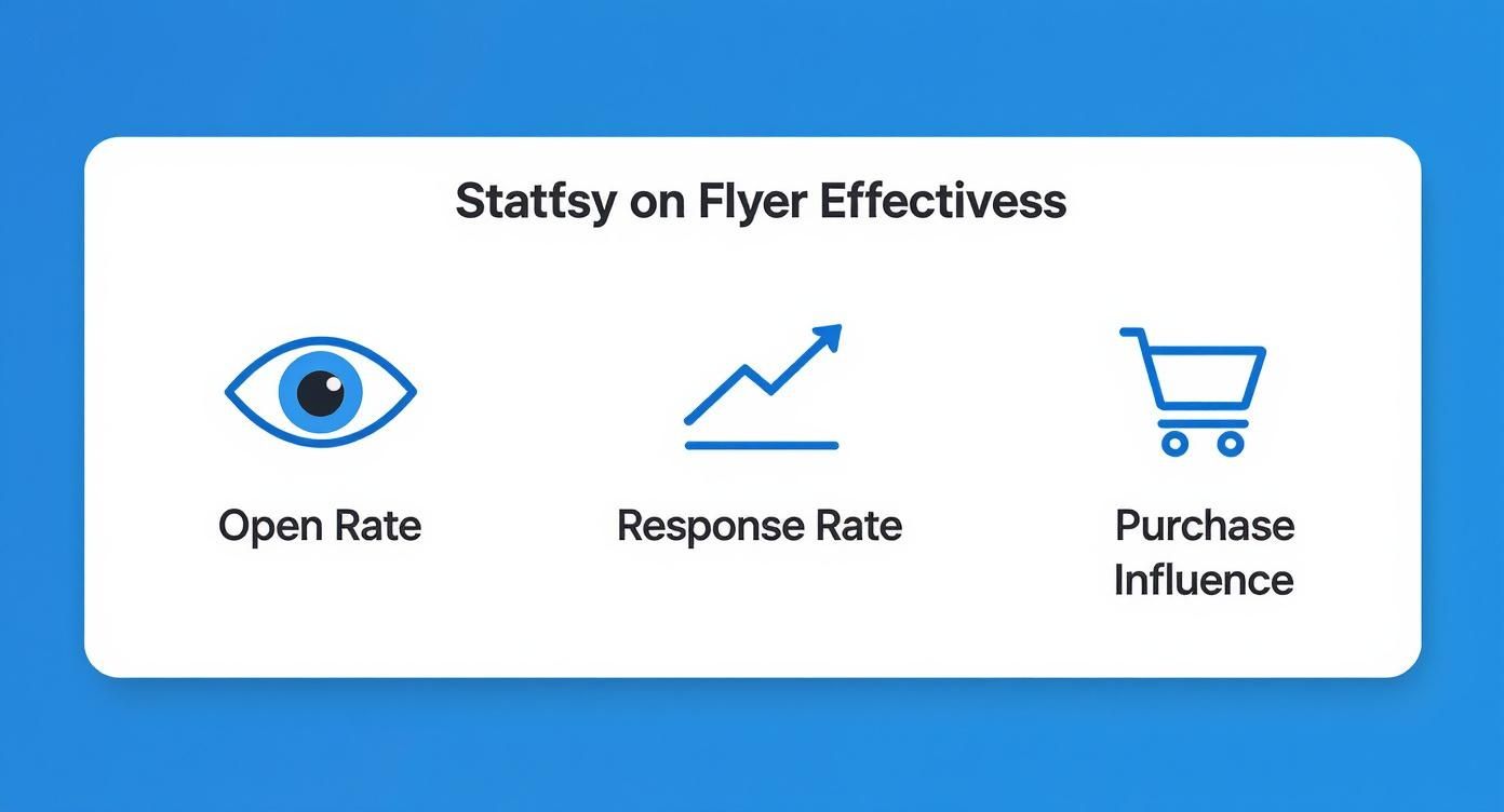 Infographic about how to create effective flyers
