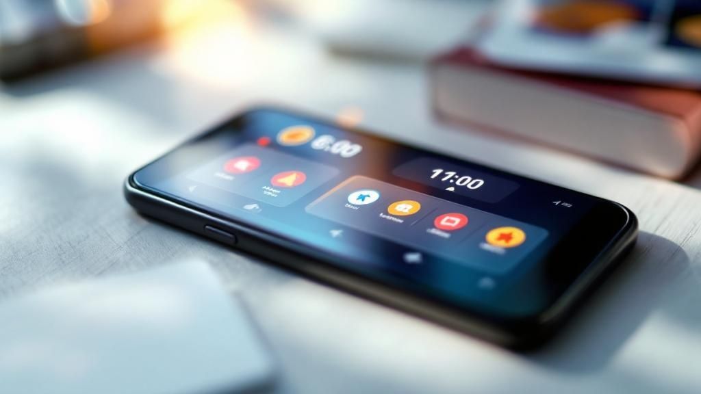 An image illustrating the concept of gamification with icons for points, rewards, badges, and leaderboards.