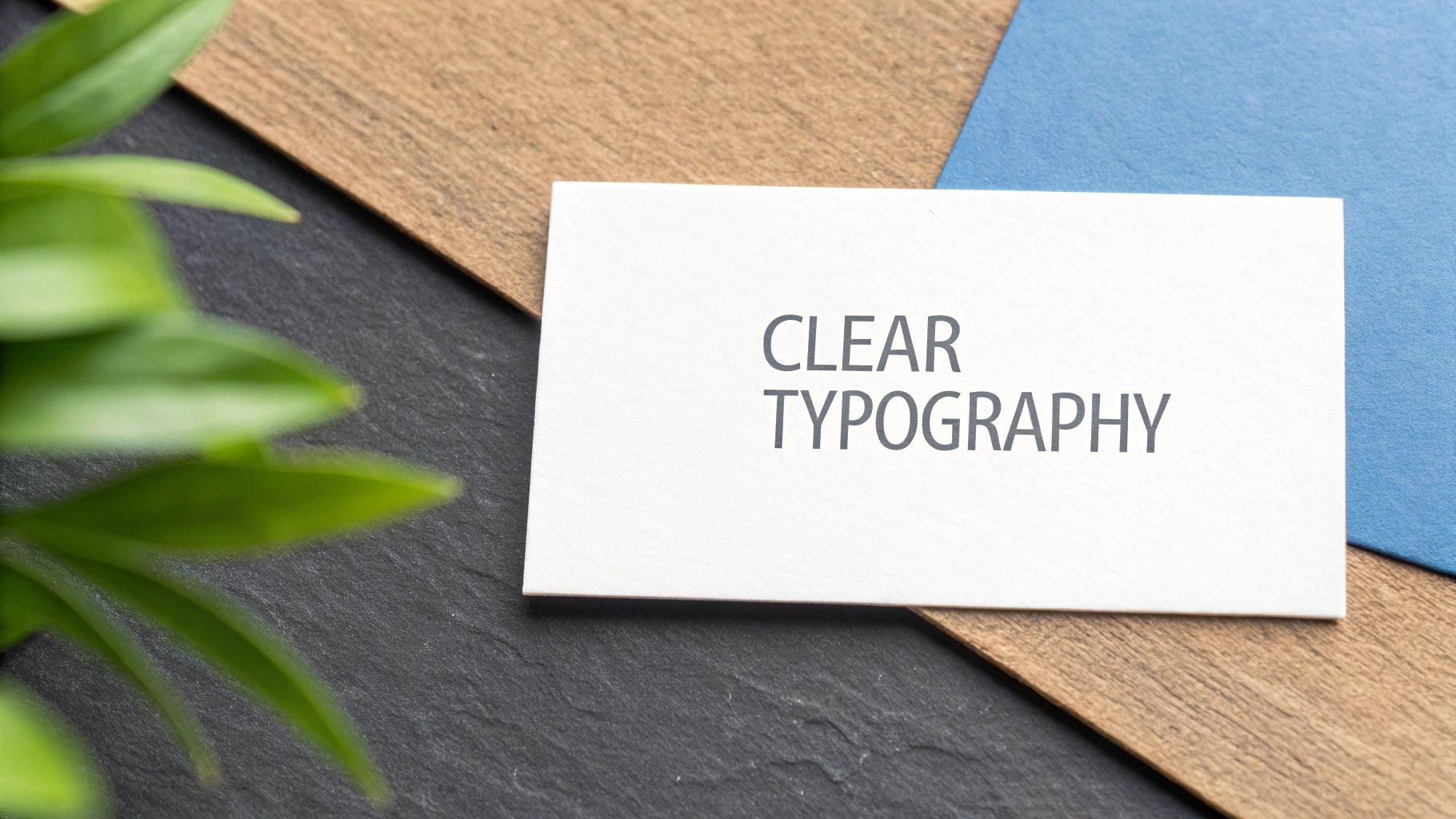 Use Readable Fonts and Appropriate Sizing