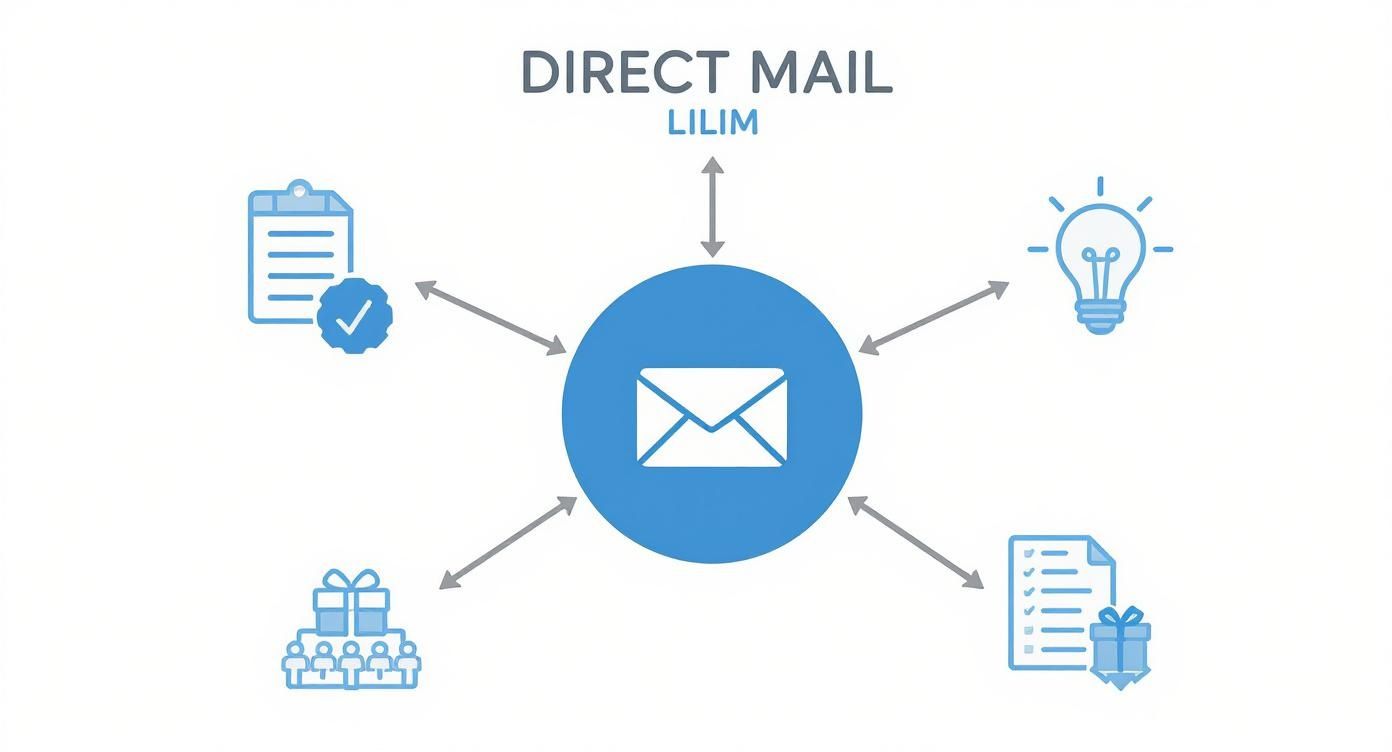 Infographic about what is direct mail marketing