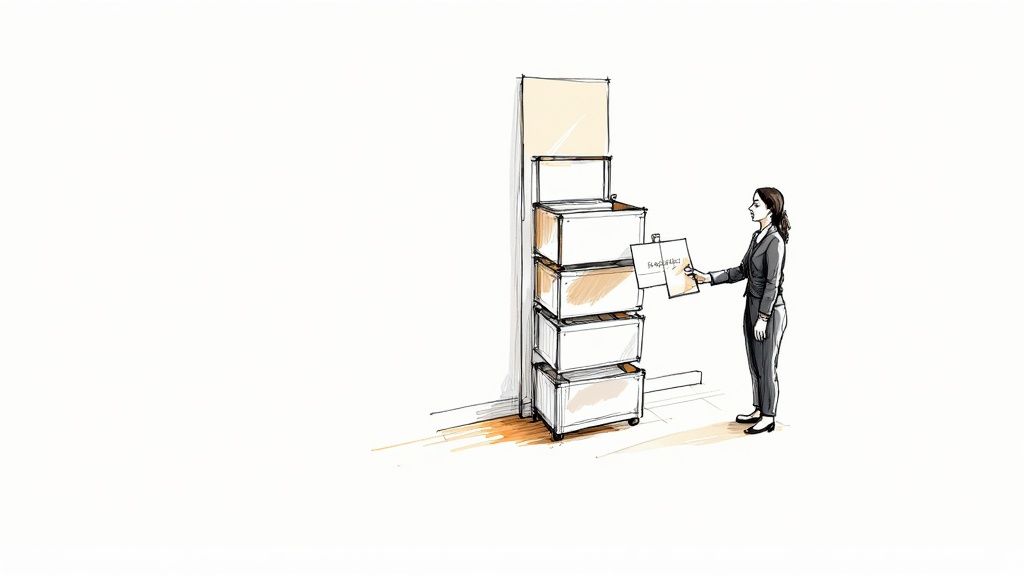 A collection of professionally designed rack cards arranged neatly on a wooden surface, showcasing vibrant colors and clear typography.