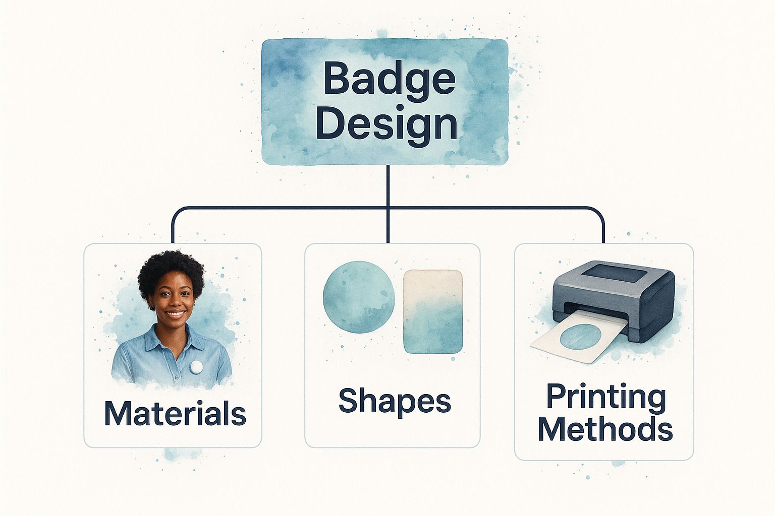 Infographic about custom event badges