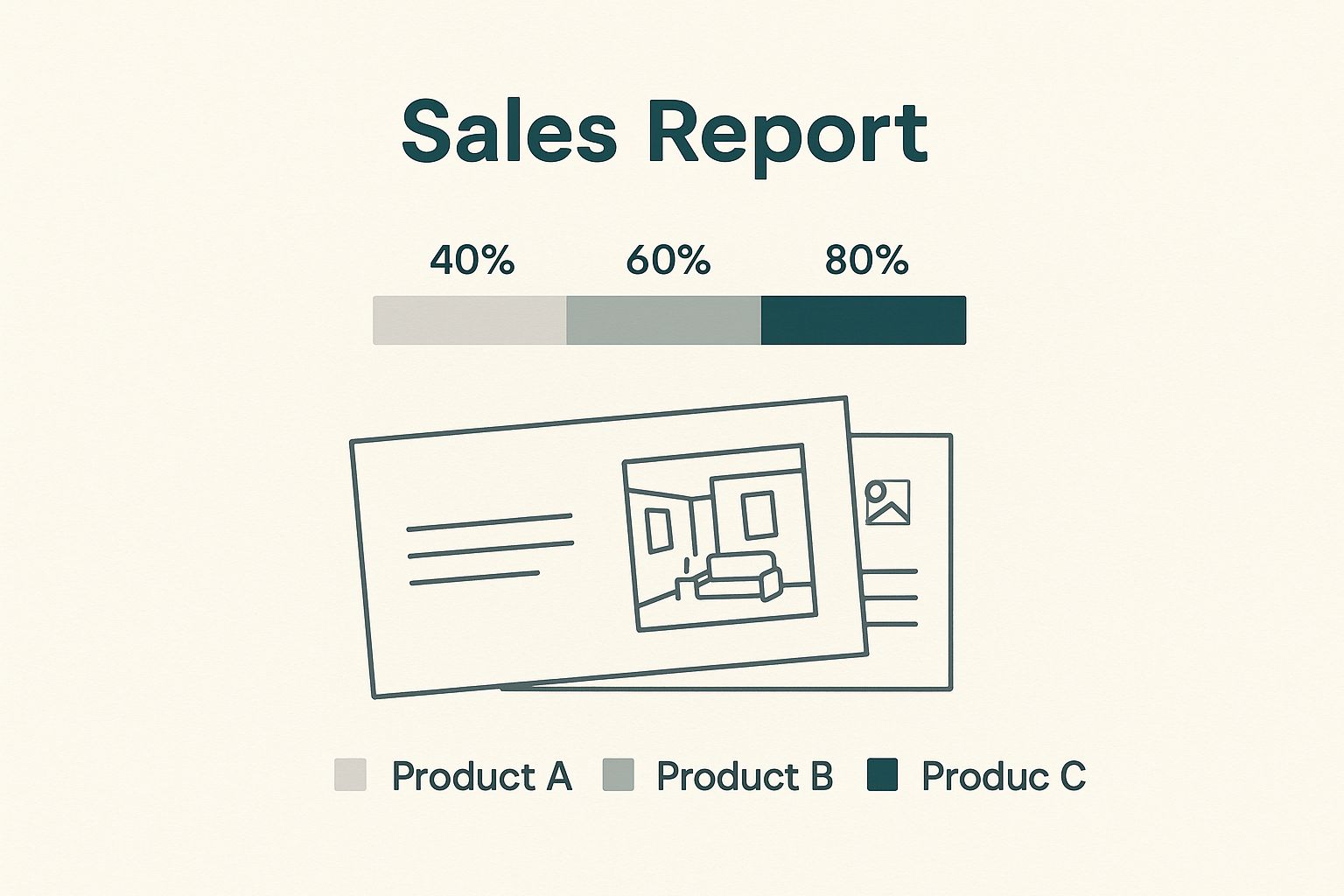 Infographic about real estate marketing material