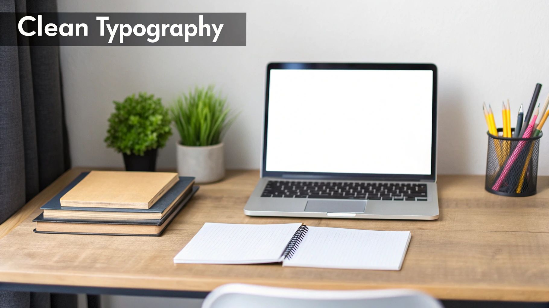 Minimalist Typography Banner