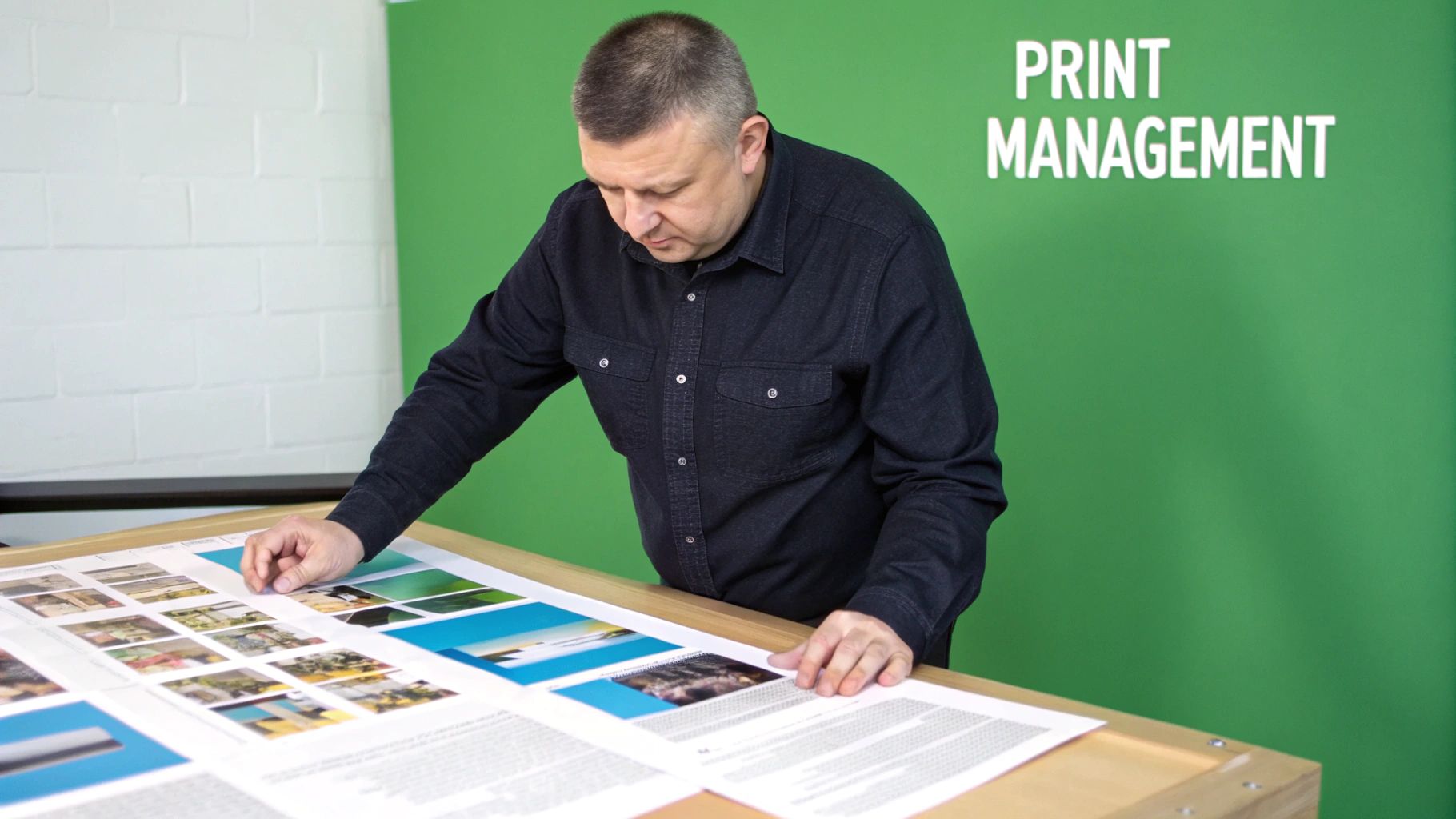 Modern Print Production Facility