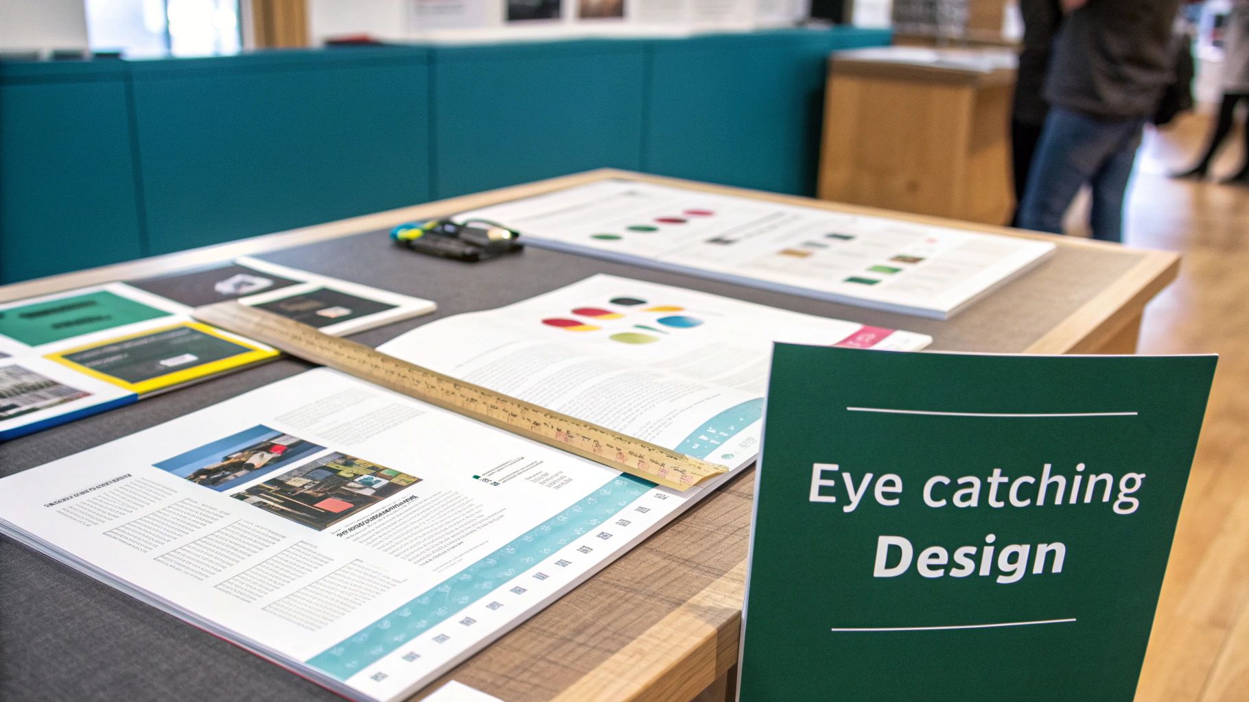 Two different flyers showing good design principles