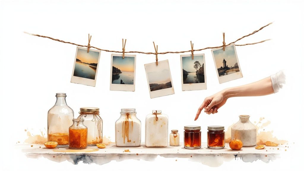 Storytelling Display with Brand Narrative