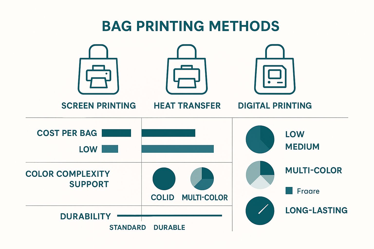 Infographic about custom logo shopping bags