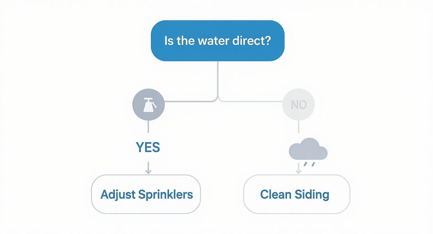 Infographic about how to remove hard water spots on windows