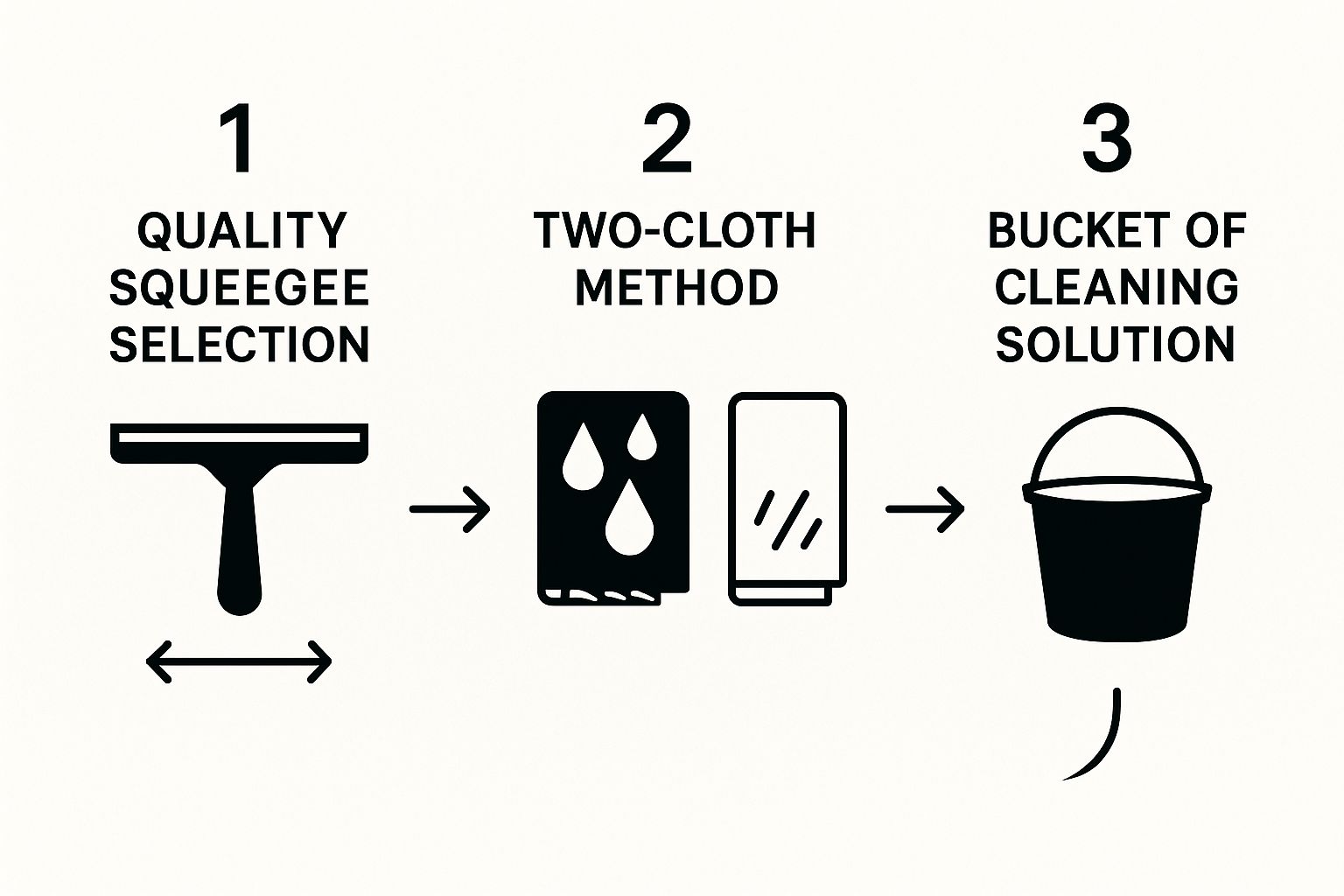 Infographic about diy window cleaning solution