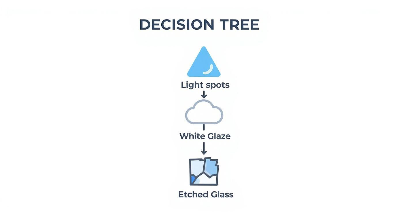 Infographic about how do you remove water spots from windows