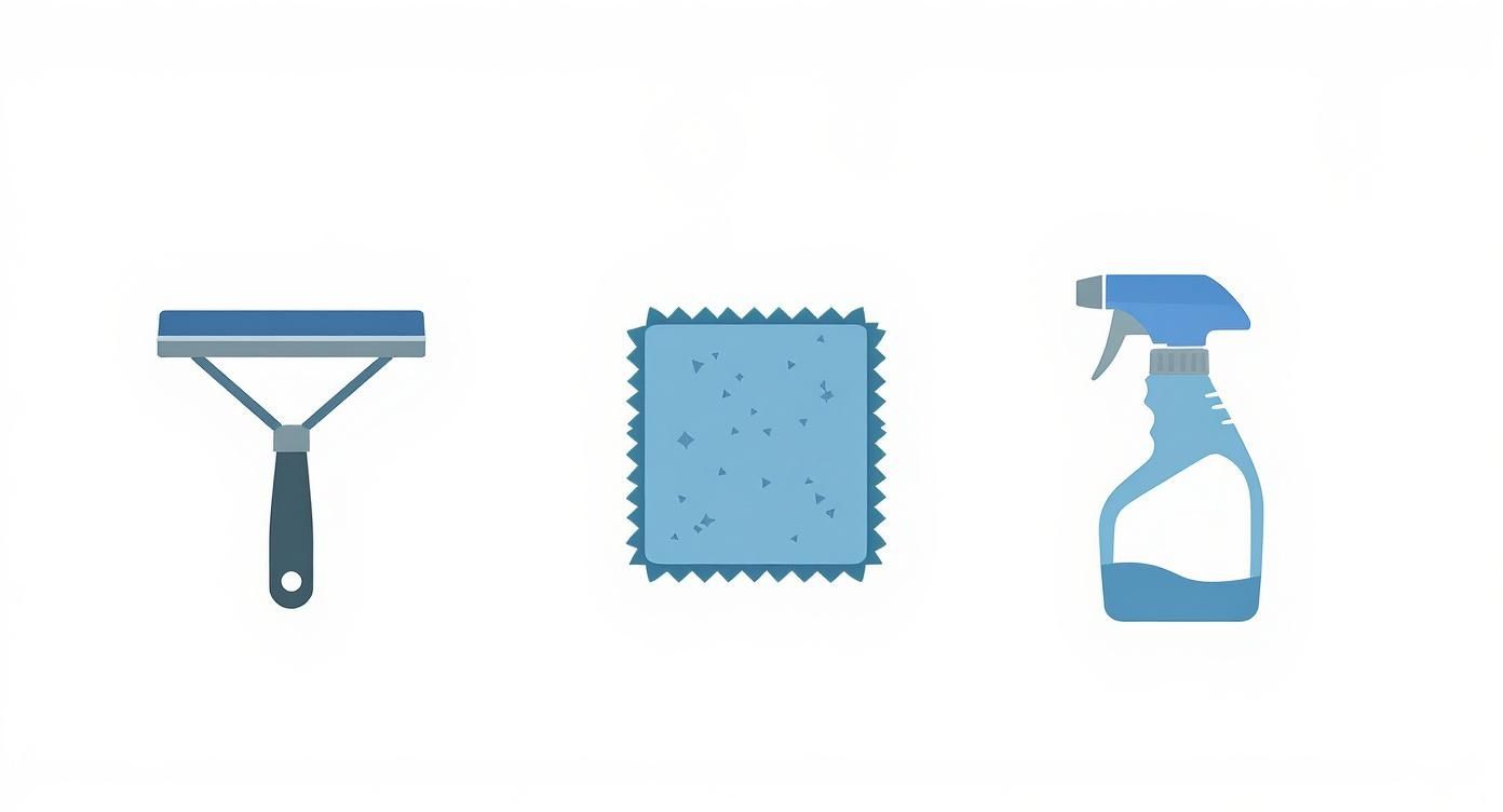 Infographic about clean windows streak free