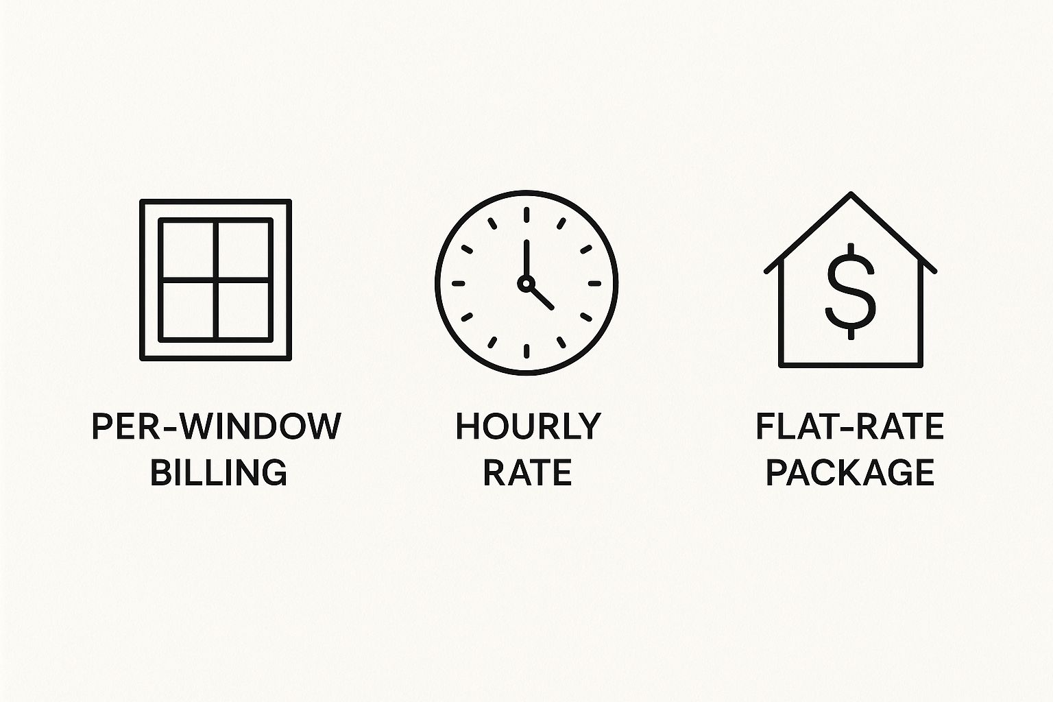 Infographic about average cost to clean windows