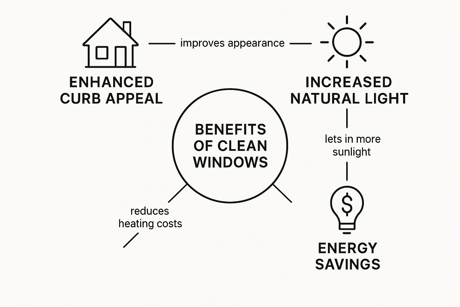 Infographic about window cleaning in scottsdale