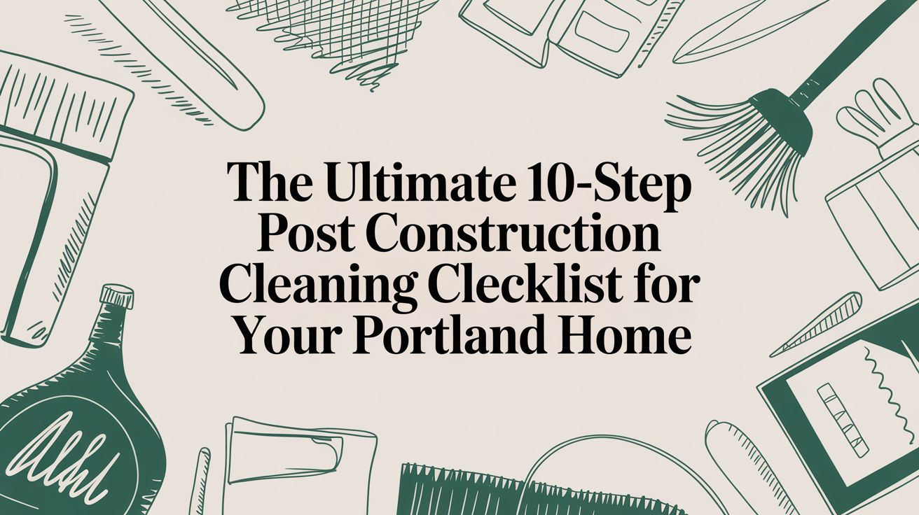 Featured image for The Ultimate 10-Step Post Construction Cleaning Checklist for Your Portland Home