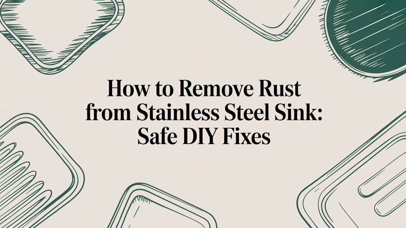 Featured image for How to Remove Rust From a Stainless Steel Sink: Safe DIY Fixes