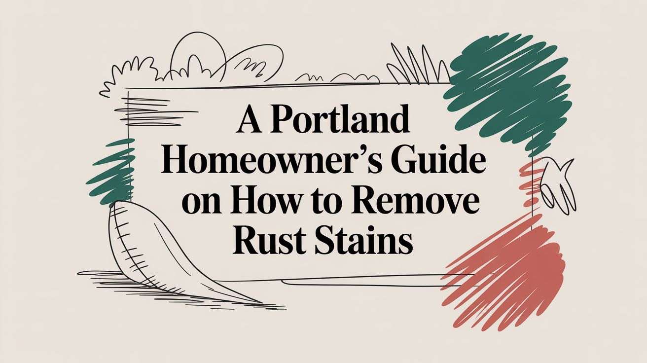 Featured image for A Portland Homeowner's Guide on How to Remove Rust Stains