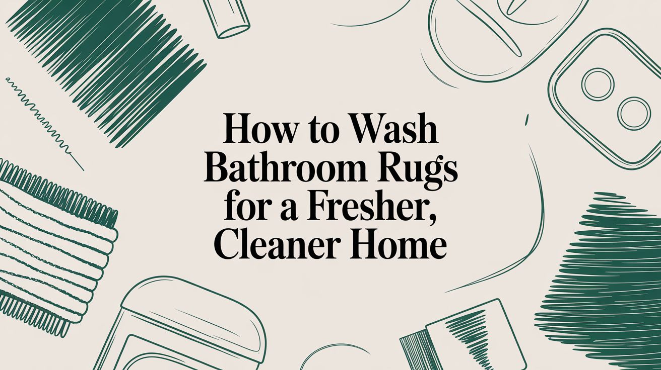 Featured image for How to Wash Bathroom Rugs for a Fresher, Cleaner Home