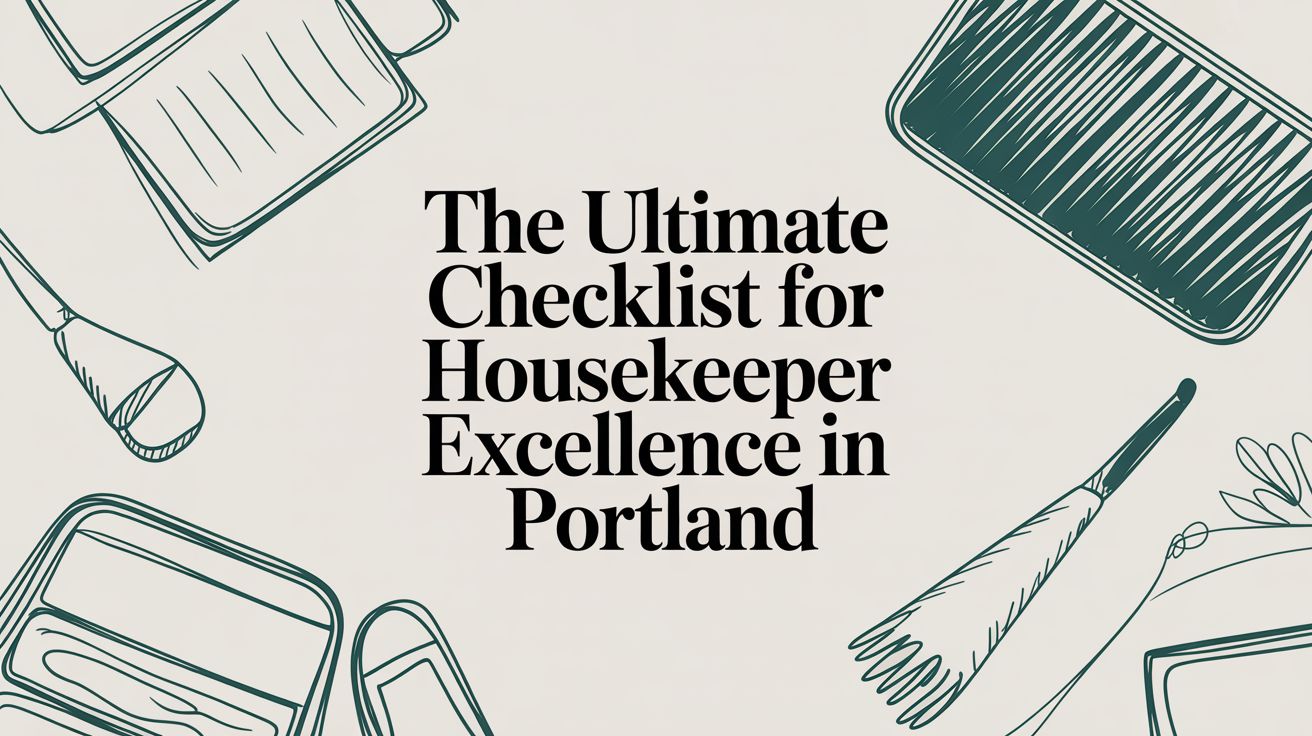 Featured image for The Ultimate Checklist for Housekeeper Excellence in Portland