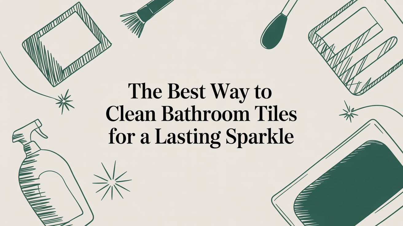 Featured image for The Best Way to Clean Bathroom Tiles for a Lasting Sparkle