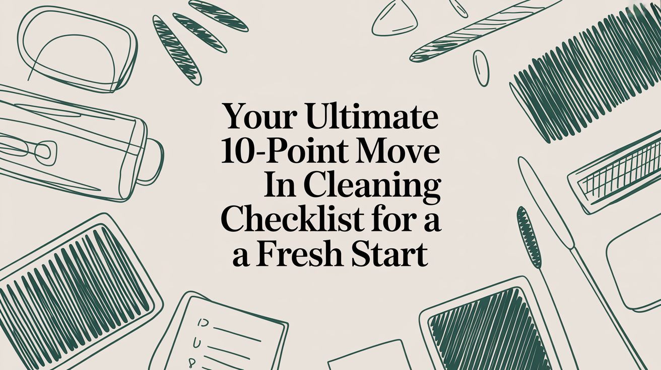 Your Ultimate 10-Point Move In Cleaning Checklist for a Fresh Start