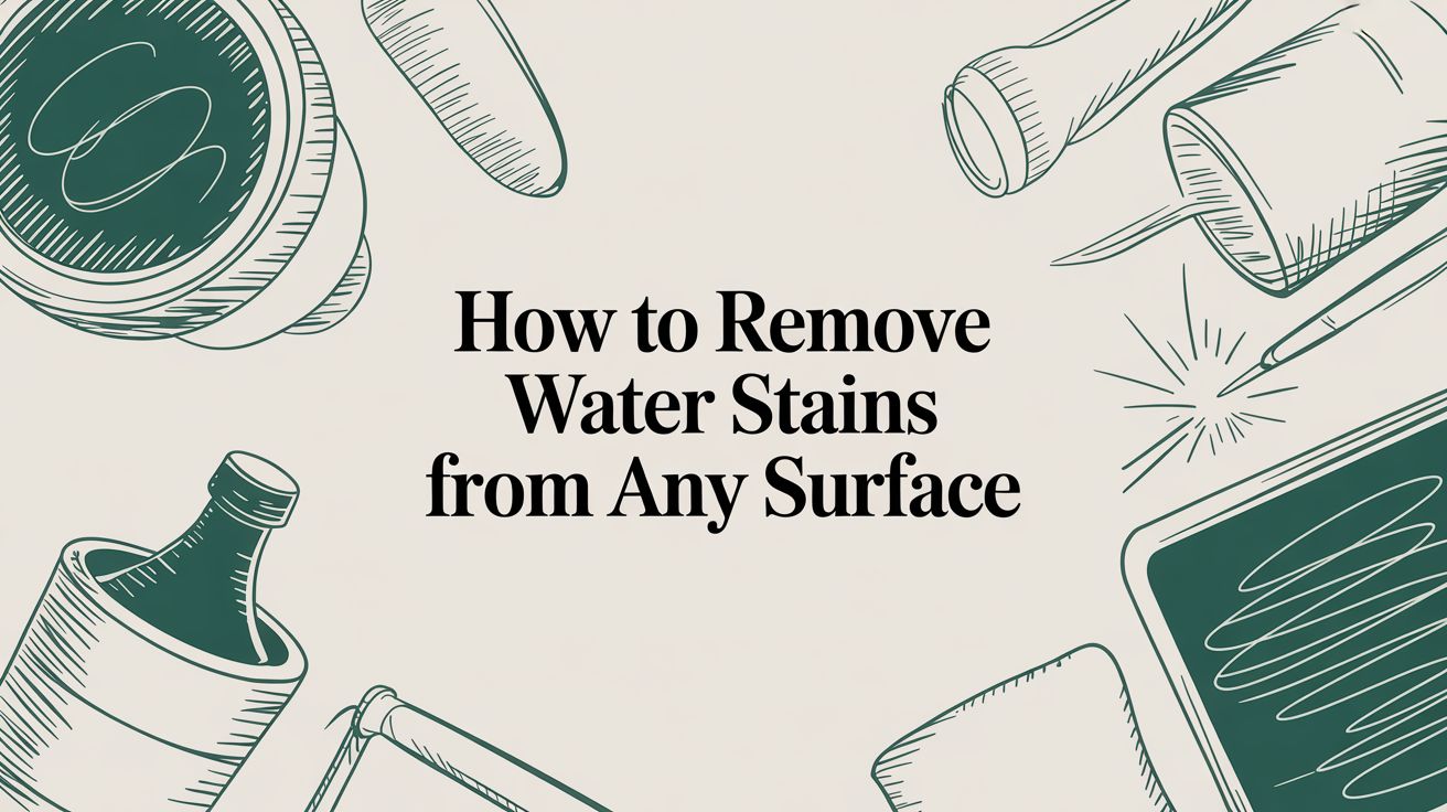 Featured image for How to Remove Water Stains From Any Surface
