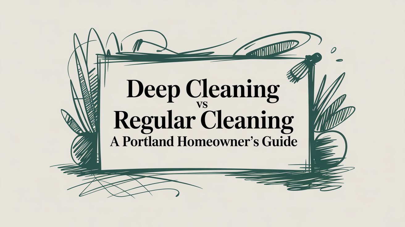 Deep Cleaning Vs Regular Cleaning: A Portland Homeowner's Guide