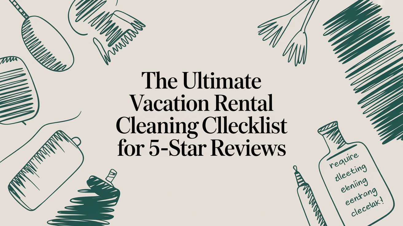 Featured image for The Ultimate Vacation Rental Cleaning Checklist for 5-Star Reviews