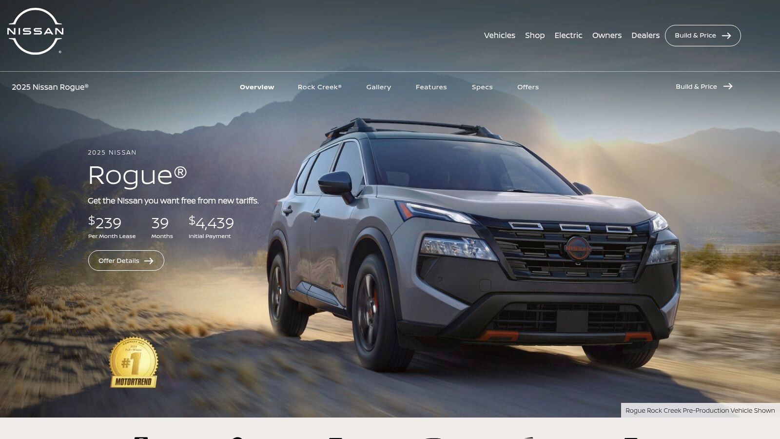 2025 Nissan Rogue SV Trim