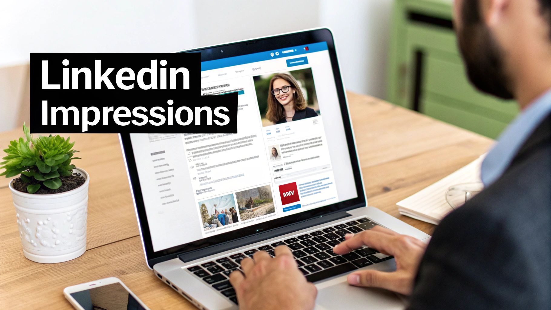 Impressions on LinkedIn