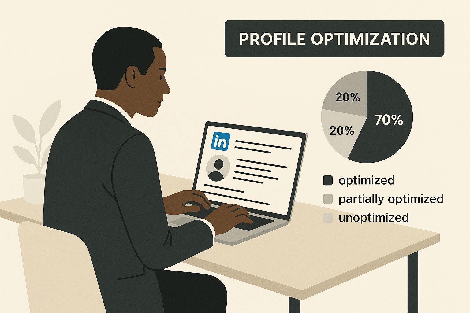 Infographic about how to monetize linkedin