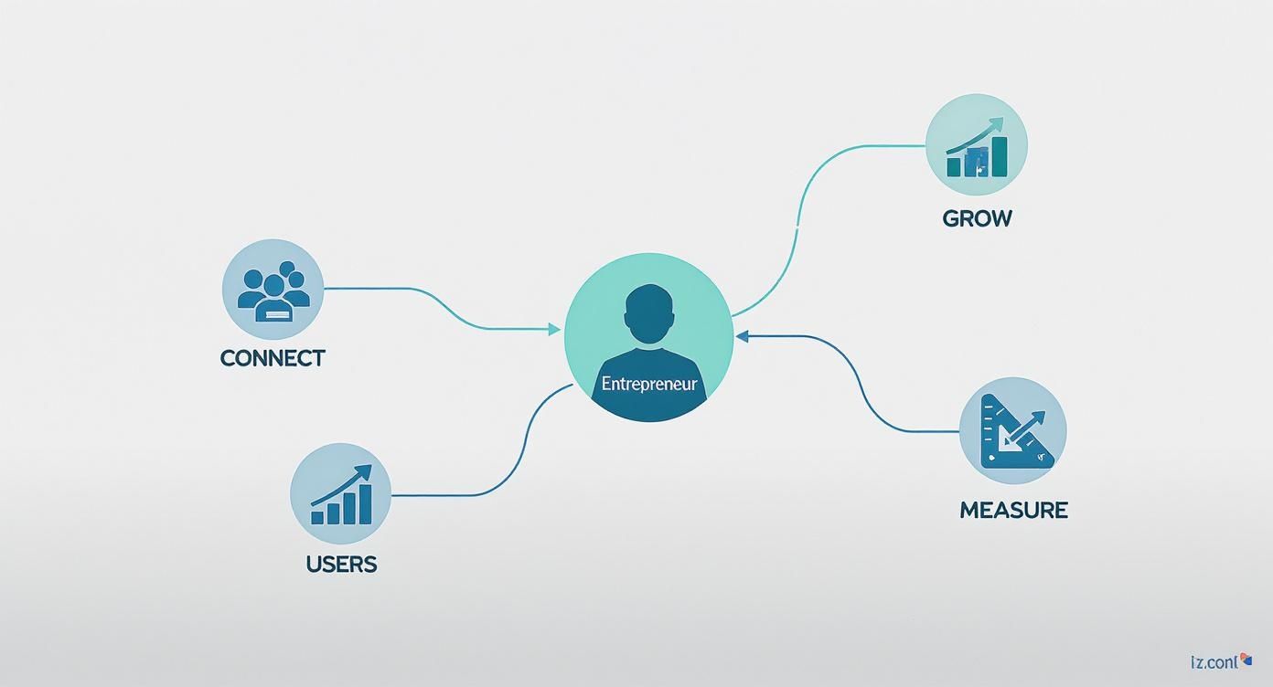 Infographic about digital marketing for entrepreneurs