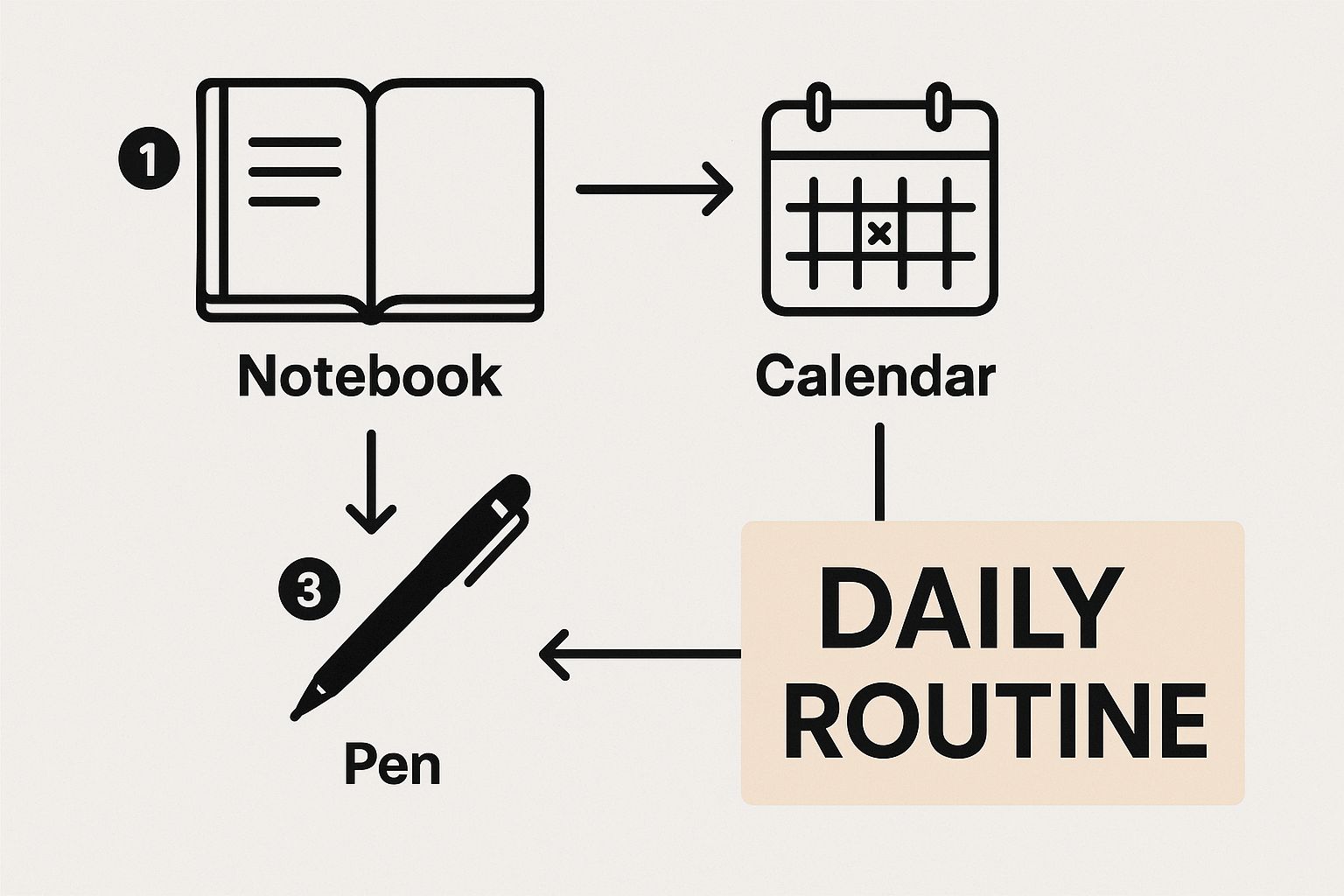 Infographic about how to overcome writer's block