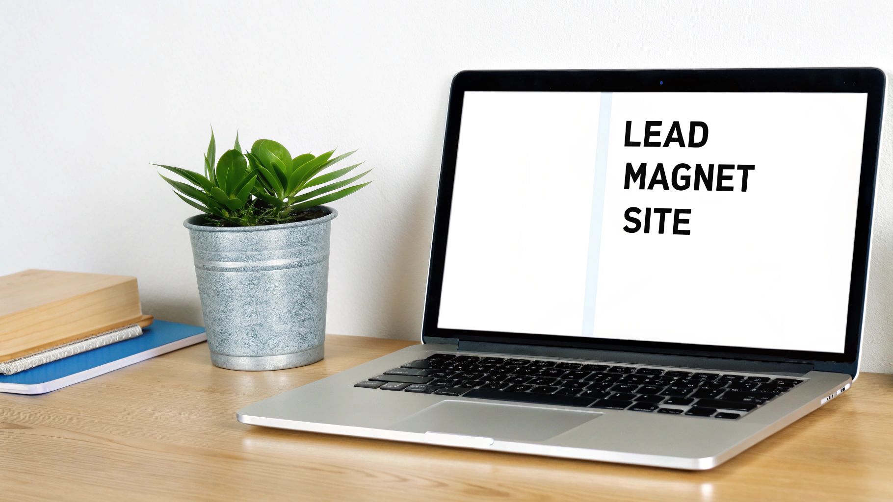 A marketing professional analyzing inbound marketing data on a laptop, showing charts and graphs.