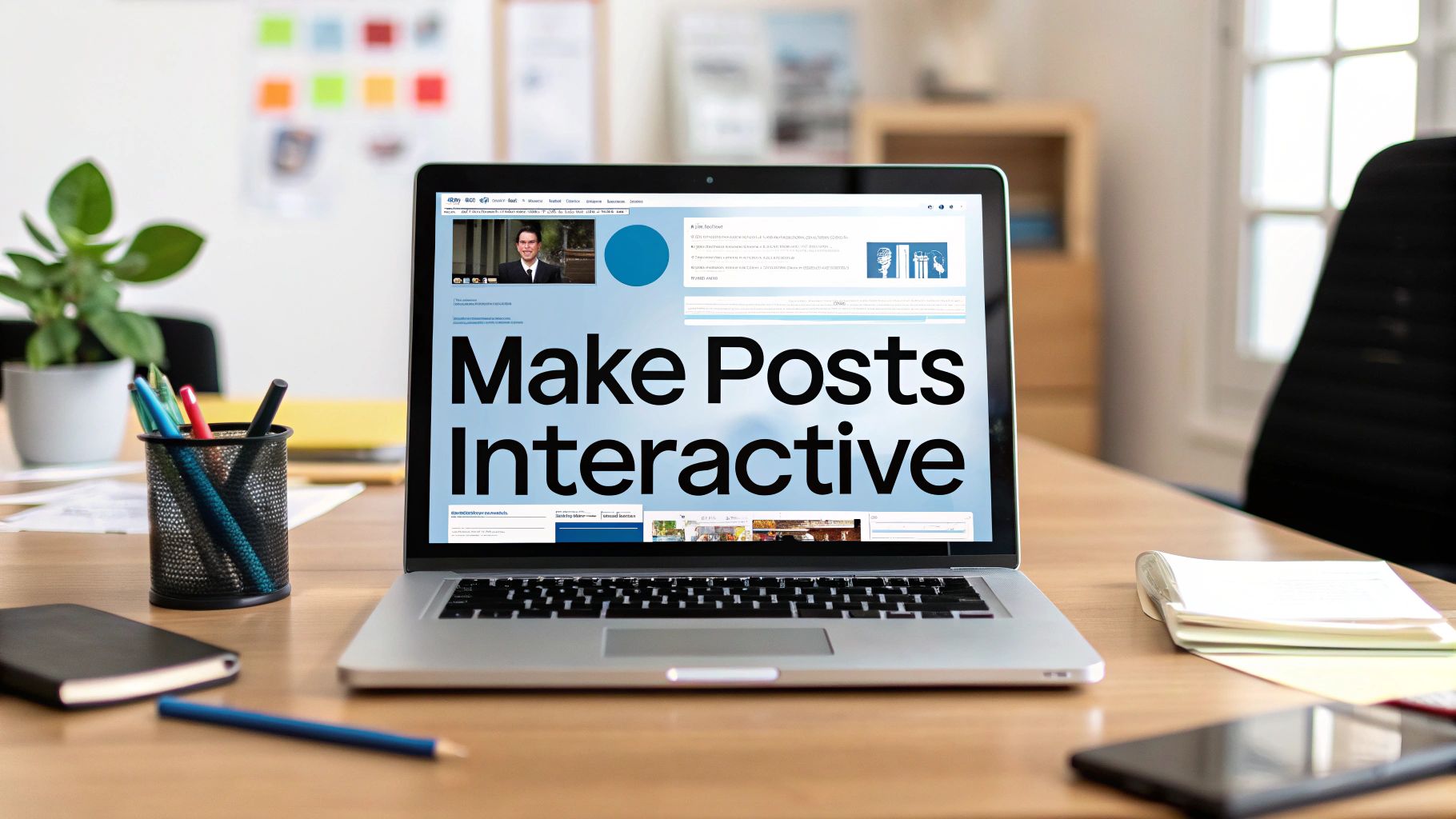 Making Interactive Posts on Social Media Work for You