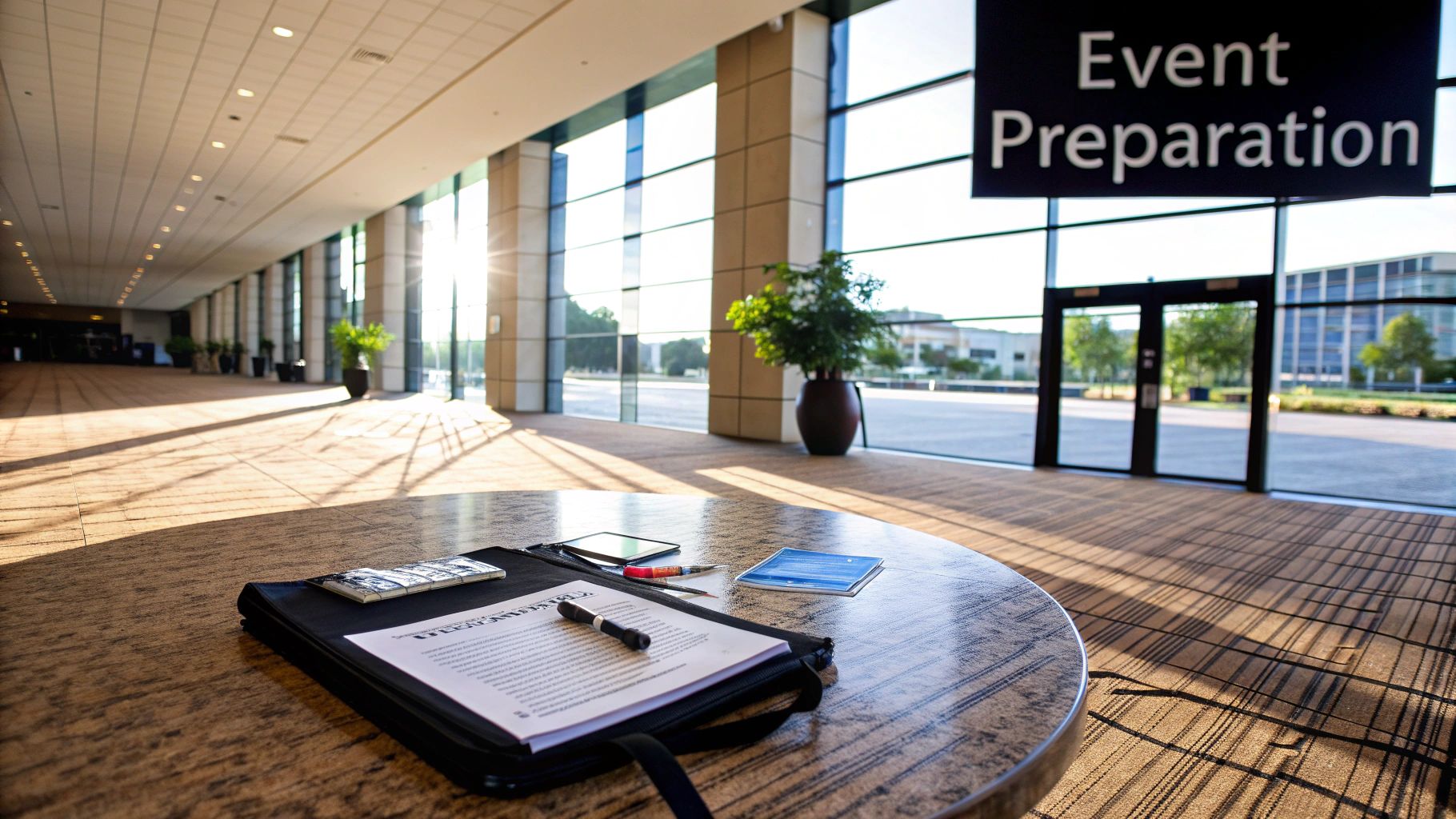 Strategic Event Preparation and Arrival Timing