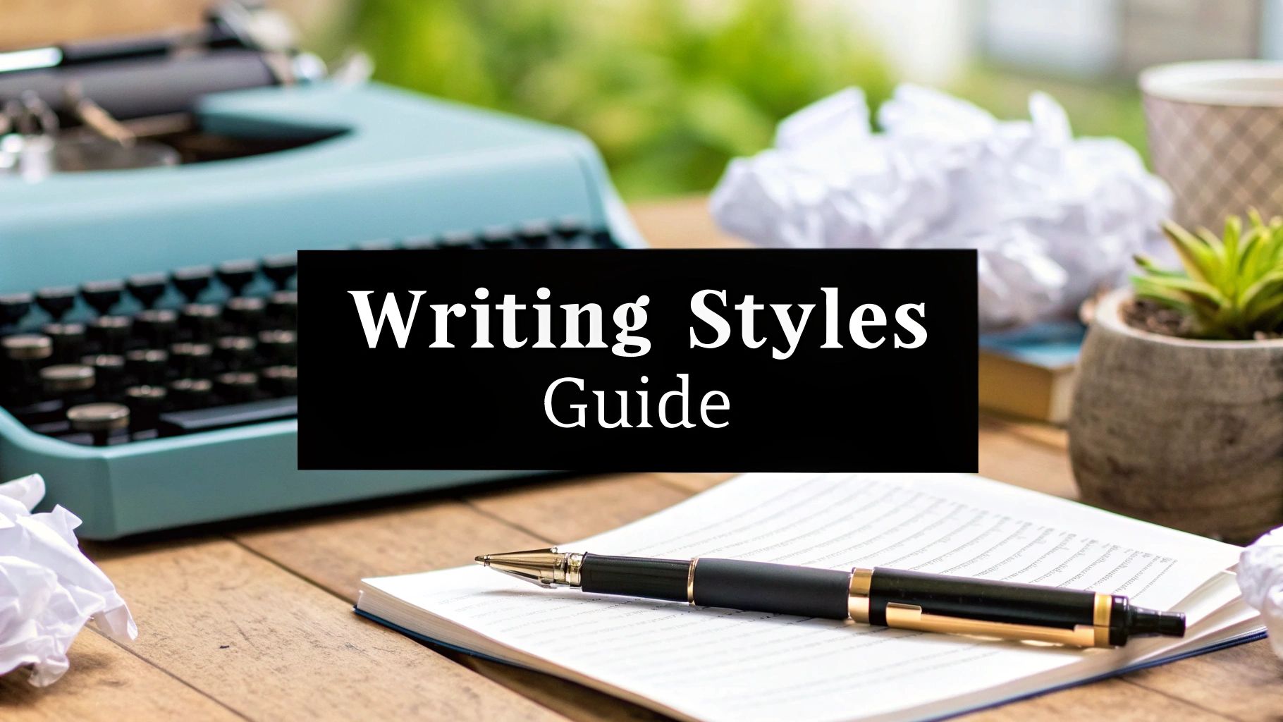 what are the different types of writing styles: quick guide