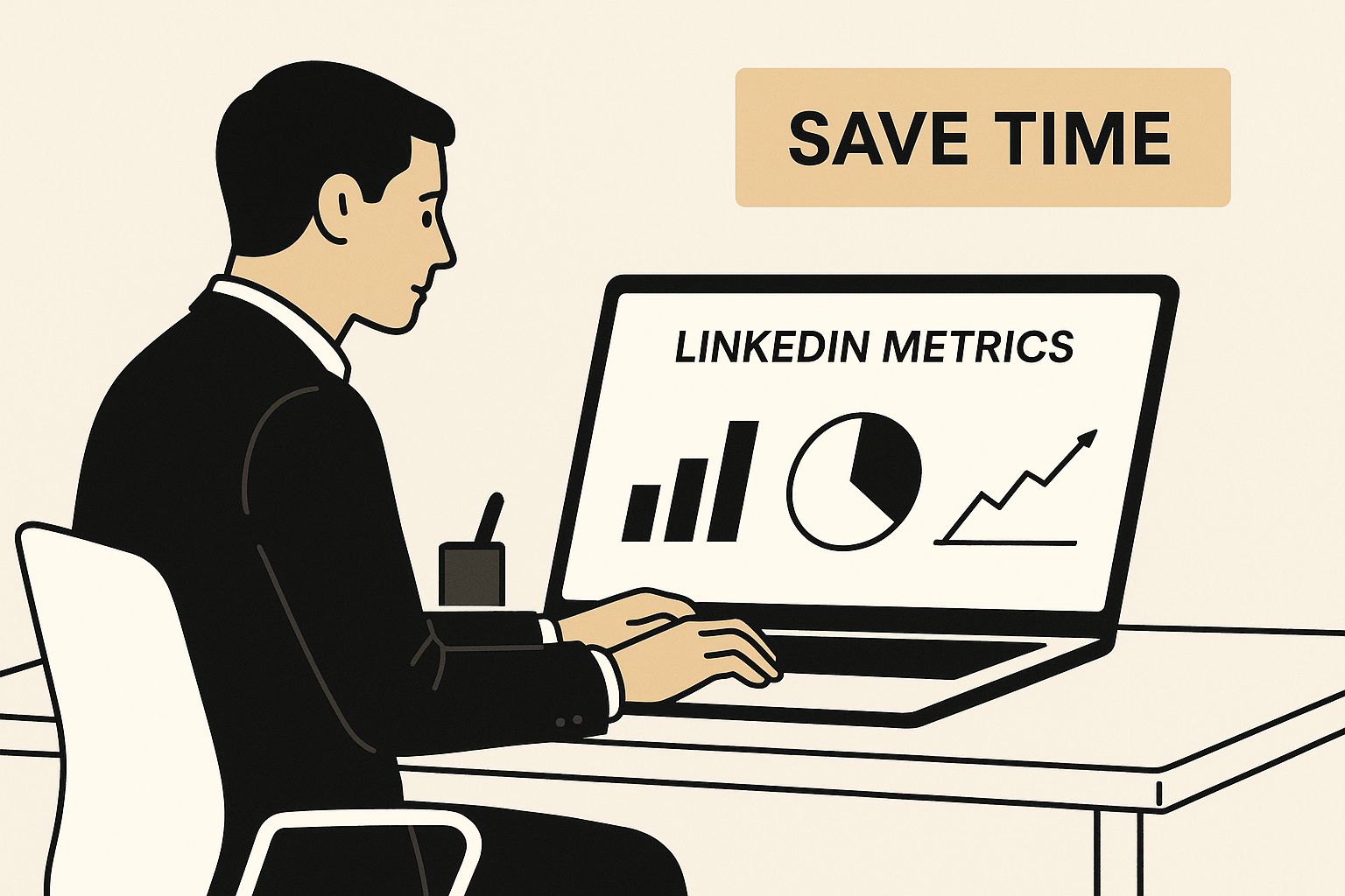 Infographic about automation for linkedin