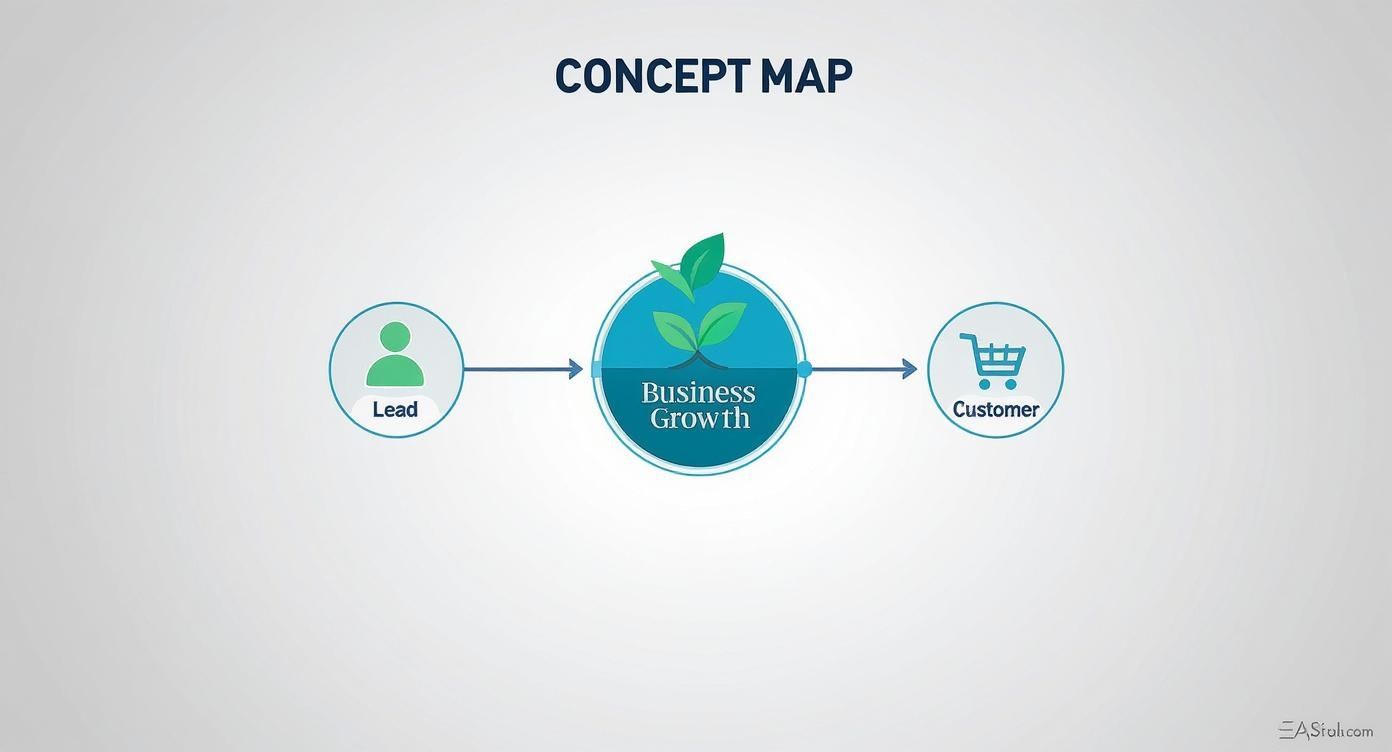 Infographic about small business lead generation