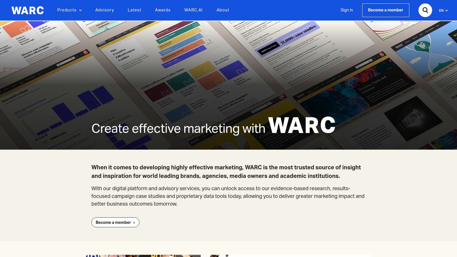WARC (World Advertising Research Center)