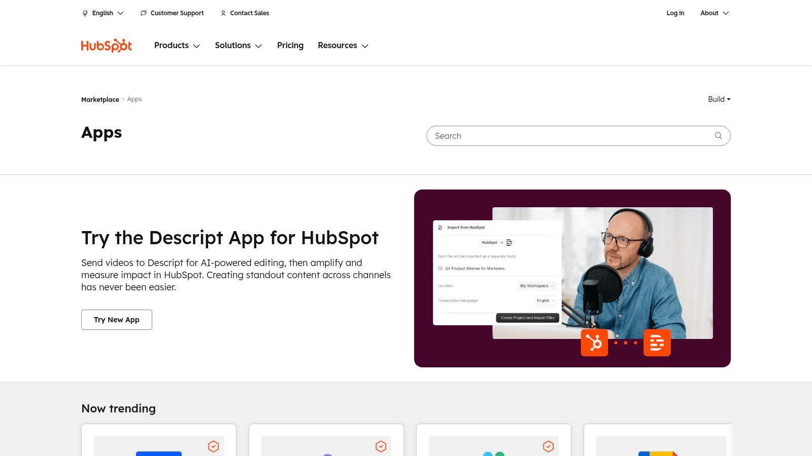 HubSpot App Marketplace
